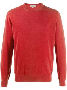 Canali кашемировый джемпер с круглым вырезом