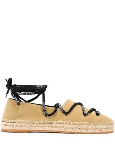 Off-White эспадрильи на шнуровке