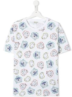 Kenzo Kids футболка с принтом