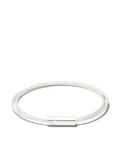 Le Gramme браслет Le 9 Grammes Double Cable из серебра 925 пробы