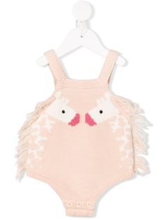 Stella McCartney Kids боди с узором вязки интарсия