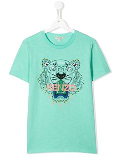Kenzo Kids футболка с принтом