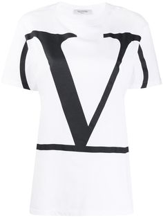 Valentino футболка с логотипом VLogo
