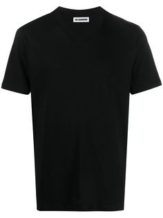 Jil Sander футболка с V-образным вырезом