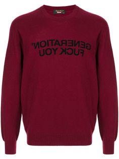 Supreme джемпер Undercover GFU с круглым вырезом