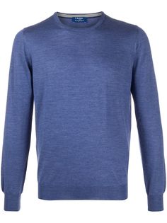 Barba джемпер тонкой вязки с круглым вырезом