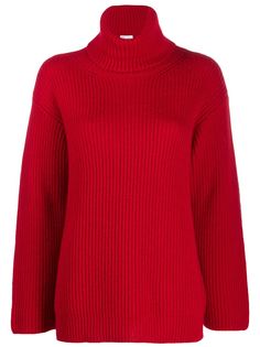 RedValentino трикотажный джемпер с высоким воротником