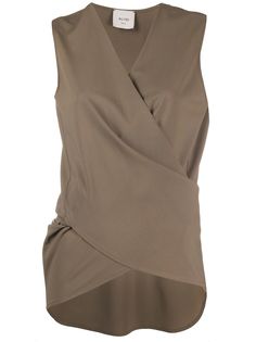 Alysi топ без рукавов с запахом