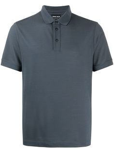 Giorgio Armani рубашка-поло узкого кроя