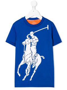 Ralph Lauren Kids футболка с принтом