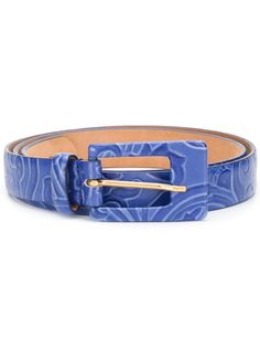 Etro ремень с узором пейсли