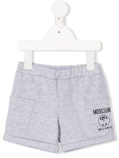 Moschino Kids облегающие шорты с логотипом