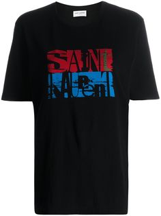 Saint Laurent футболка с логотипом
