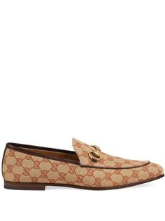 Gucci парусиновые лоферы Gucci Jordaan с логотипом GG