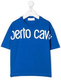 Roberto Cavalli Junior футболка оверсайз с логотипом