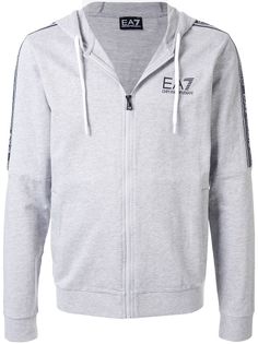 Ea7 Emporio Armani худи на молнии с логотипом