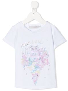 Baby Dior футболка со стразами