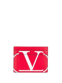 Valentino картхолдер Valentino Garavani с логотипом VLogo