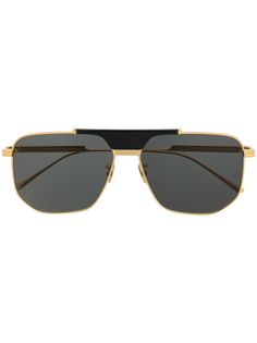 Bottega Veneta Eyewear солнцезащитные очки-авиаторы