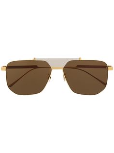 Bottega Veneta Eyewear солнцезащитные очки-авиаторы