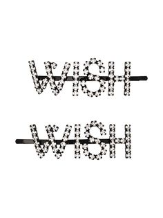 Ashley Williams комплект из двух невидимок Wish с кристаллами