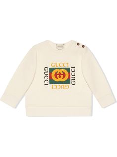 Gucci Kids толстовка с логотипом Gucci