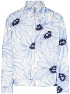 Jacquemus куртка Le blouson Valensole с цветочным принтом