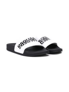 Dsquared2 Kids шлепанцы с логотипом