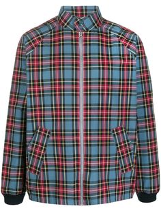 YMC куртка-рубашка в клетку тартан
