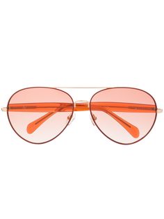 Linda Farrow солнцезащитные очки-авиаторы Primrose