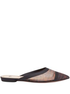 Fendi мюли с логотипом FF