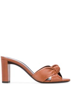 Saint Laurent мюли с узлом