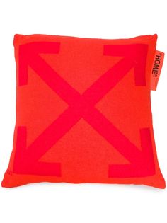 Off-White подушка с логотипом