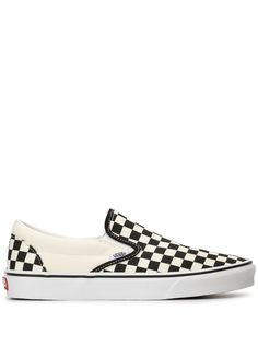 Vans слипоны в шахматную клетку