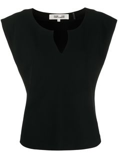 DVF Diane von Furstenberg футболка с V-образным вырезом