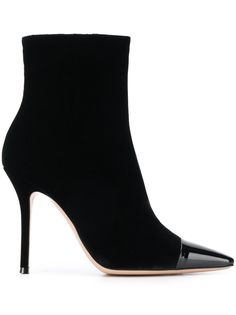 Gianvito Rossi бархатные ботильоны