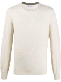 Brunello Cucinelli пуловер с круглым вырезом