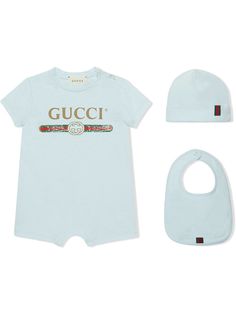 Gucci Kids подарочный набор с принтом Gucci