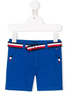Tommy Hilfiger Junior шорты строгого кроя с поясом