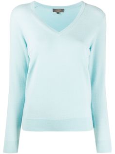 N.Peal кашемировый джемпер с V-образным вырезом