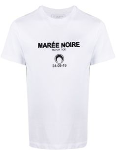 Marine Serre футболка с принтом