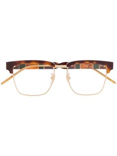 Gucci Eyewear солнцезащитные очки в оправе Clubmaster