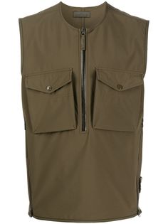 Stone Island жилет с накладными карманами