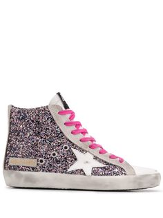 Golden Goose кроссовки Francy с блестками
