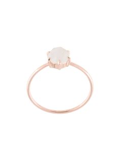 Natalie Marie Rose Cut Ring with Moonstone
