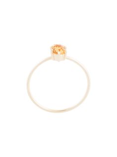 Natalie Marie Tiny Rose Cut Ring with Citrine