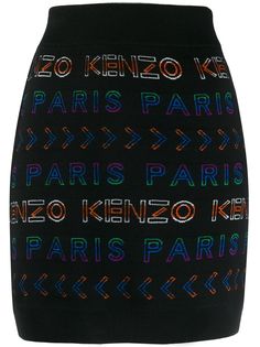 Kenzo юбка мини с логотипом