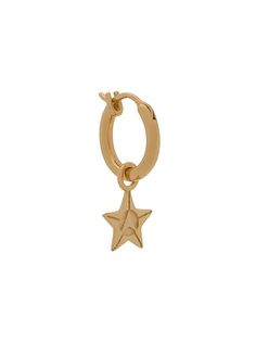Northskull серьга-кольцо с подвеской в форме звезды