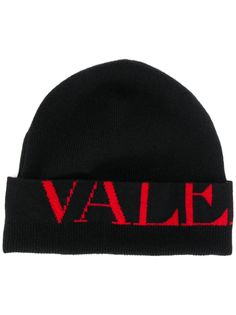 Valentino шапка бини с контрастным логотипом
