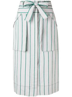 Cédric Charlier юбка миди в полоску